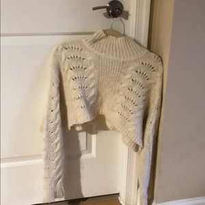 Free People Cropped Turtleneck